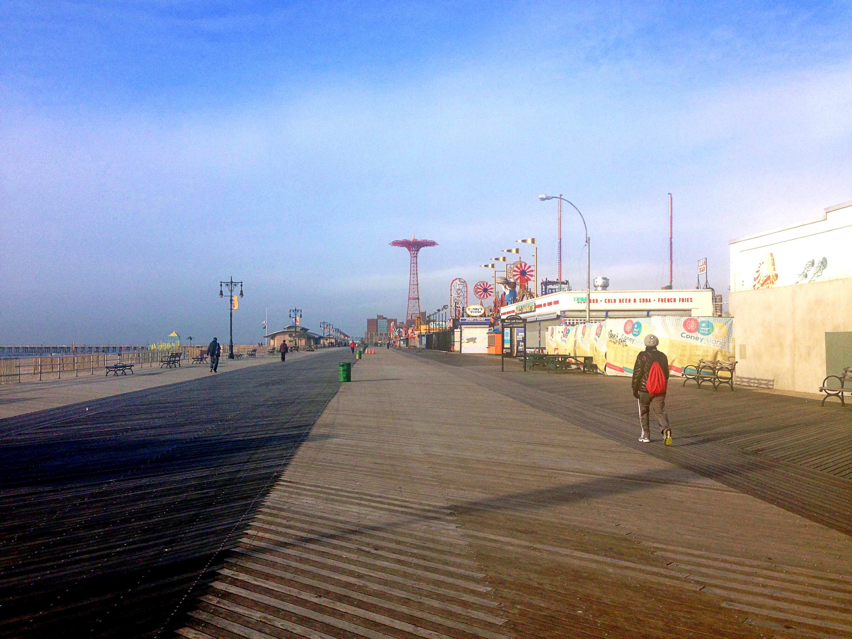 Coney Island boardwalk